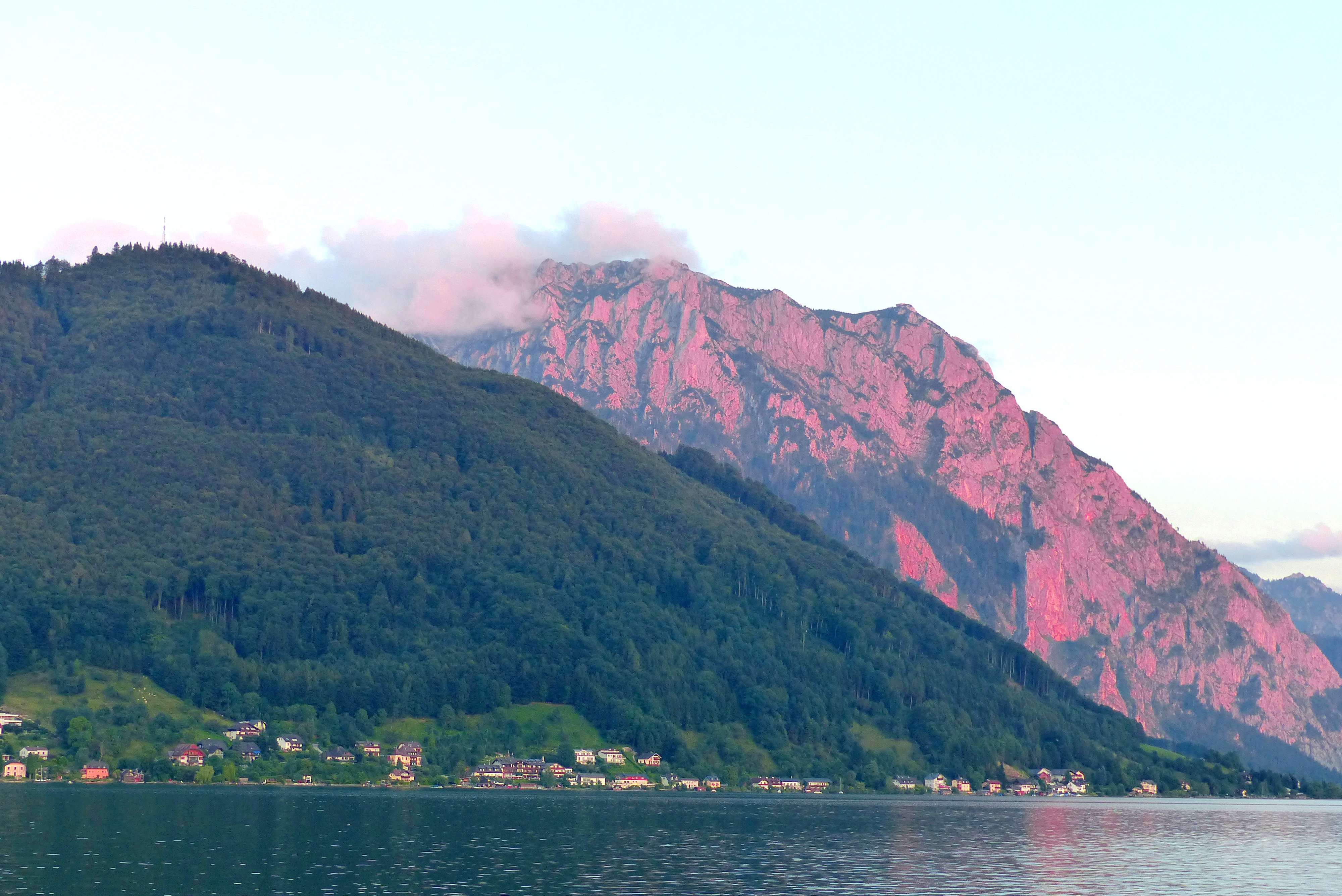 Heiße Tage am kühlen Traunsee